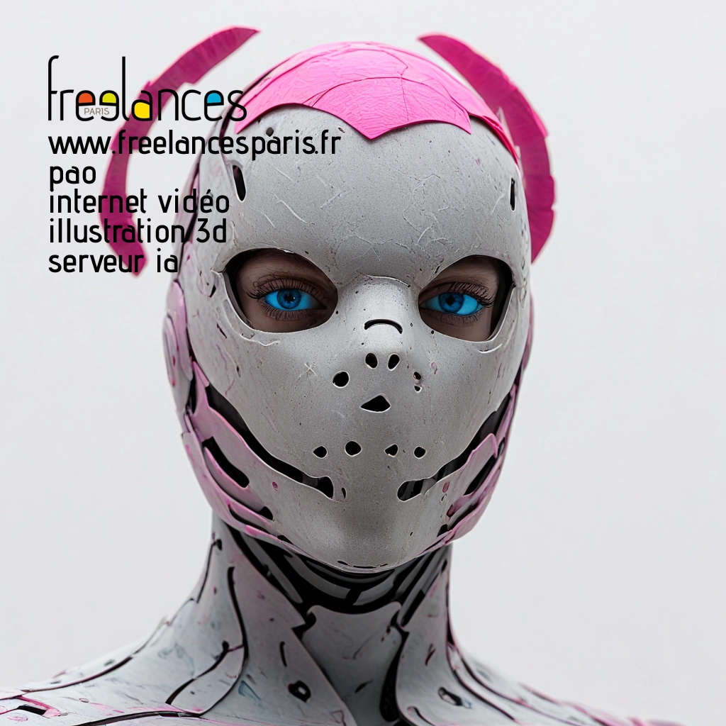 Pao mise en page internet vidéo illustration 3d serveur image IA générative AI freelance paris studio de création magazines BZVUD4V0